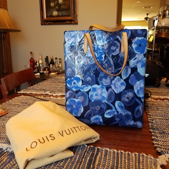 SOLD. Louis Vuitton Grand Bleu Floral Monogram Ver - Picture 2 of 15
